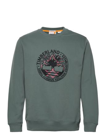 Little Cold River Crew Neck Boucle Tree Sweatshirt Svetari Collegepaita Vihreä Timberland
