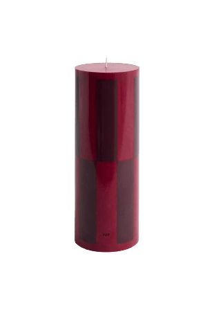 HAY Column Ljus Stor & ljusstakar Röd LARGE