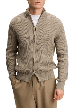 J.Lindeberg Alexis Full Zip Cardigan Tröjor Herr Grå S