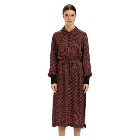 Karen by Simonsen Shirt Kjole Brun, Dame
