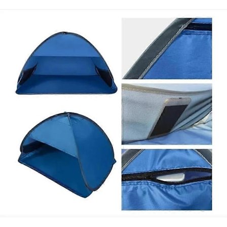 Uveego Mini Hoved Solly Shelter Telt, Pop up Strand Skygge Solbeskyttelse Ansigts Telt
