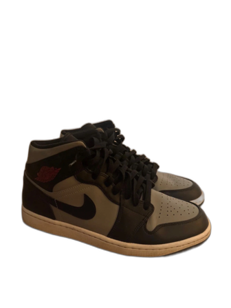 Nike Air Jordan 1 svart/grå sneakers