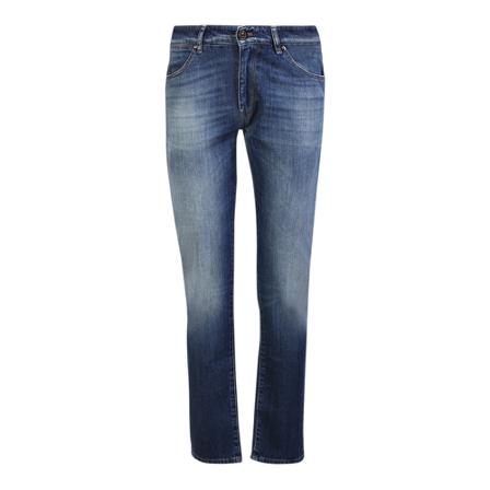 PT Torino Slim vintage straight leg jeans by Pt Torino Blå, Herre, Størrelse: W34