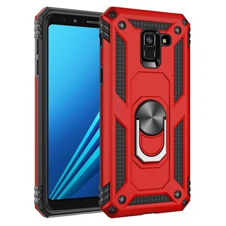 Bofink Combat Samsung Galaxy A8 (2018) cover - Rød