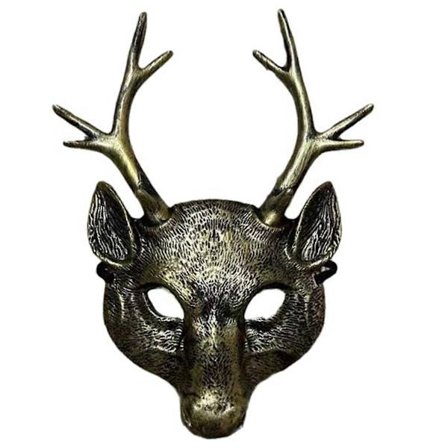 Hjortemaske Halloweenkostyme for barn voksne festivalfest Halloween hjort cosplay kostymerekvisitter