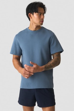 ICANIWILL - Revive T-shirt Men Steel Blue - Herren - ICIW