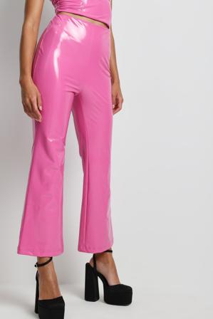 NA-KD Party Pantalons évasés - Pantalons flare - Rose - EU 40