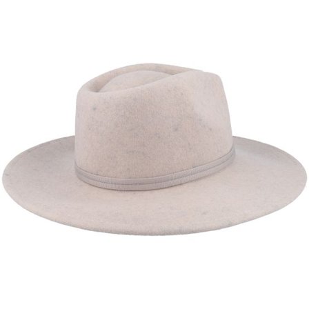 Brixton - Beige fedora Hatt - Joanna Felt Packable Hat Oatmeal Fedora @ Hatstore