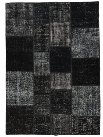 Vintage Patchwork Dywan 170X240 Wełna