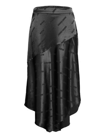 Asymmetric Skirt Black Coster Copenhagen