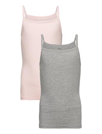Nkfstrap Top 2P Night & Underwear Underwear Tops Multi/mønstret Name It