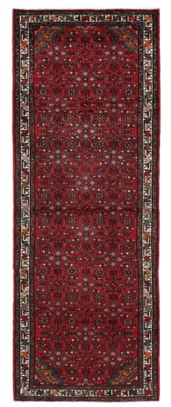 Tappeto Hosseinabad 120X322 Passatoie (Lana, Persia)