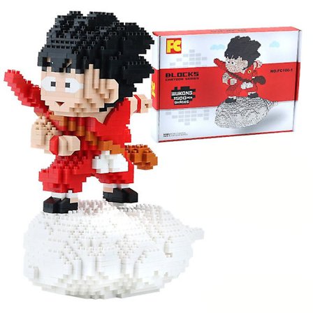 1500+ stk. Dragon Ball Z Figur Mikro Byggeklods Son Goku Anime Figurer Samleobjekt Model Mini Klodser Legetøj Til Børn db