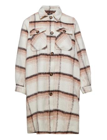 Mcopenhagen, L/S, Coat Outerwear Coats Winter Coats Monivärinen/Kuvioitu Zizzi