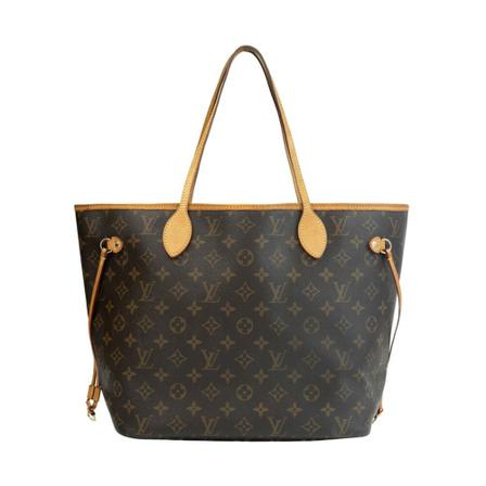 Louis Vuitton Vintage, Pre-owned Neverfull MM Monogram Bag Bruin, Dames, Maat:ONE Size,Canvas