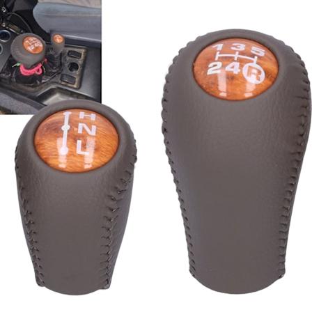 5-växlad manuell växelspaksknopp 33504-20120-C0 Passar för 4Runner/Hilux/Land Cruiser Prado Brun