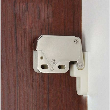 (4 kpl) Automaattinen jousikuormitteinen painettava kosketuslukko, mini-kärkilukko kaapin oven huonekaluihin