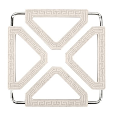 Vikbar halkfri Värmebeständig Dammtät bordsunderlägg för matbord (beige)