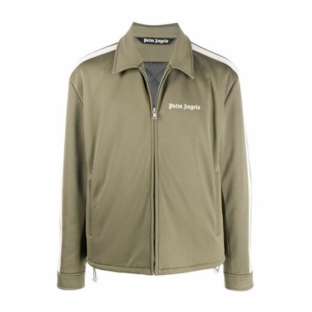 Palm Angels Classic Side Stripe Zipped Jakke Grøn, Herre