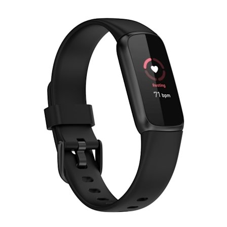 Silikoniranneke Fitbit Luxe Musta (S)