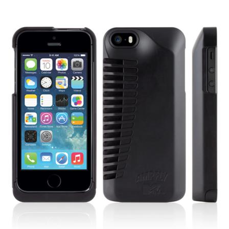 AmpFly MusikFodral MTV Iphone 5/5S MUSTA Black
