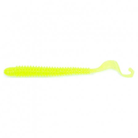 Reins G-Tail Saturn 8,9cm (9pcs) - Chartreuse Silver Glitter