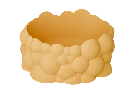 Dazzle & Dawn Bubble Bolle Fuzzy-Peach Ø15,1xH6