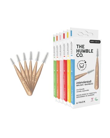 The Humble Co - Bundle - Interdental Brush Bundle Six Packs Size 04 08 Mm