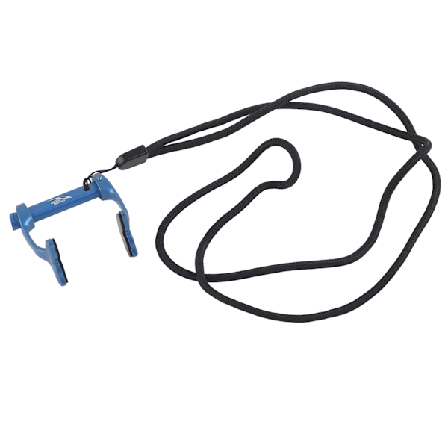 Fridykking Neseklype Svømme Neseplugger med Anti-Tapte Stropp for Dykking Begynnere Trening Blå