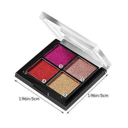 Nagel fyra färgs spegelpulver spegel super flash titanpulver flyger inte pulver pu2613