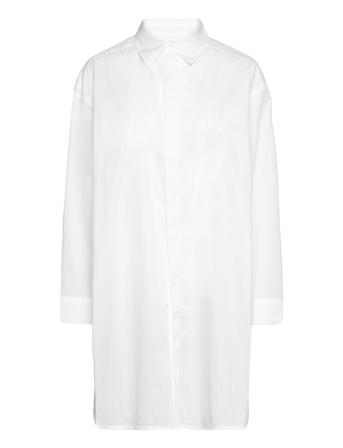 Aspen - Daily Cotton Tops Shirts Long-sleeved White Day Birger Et Mikkelsen