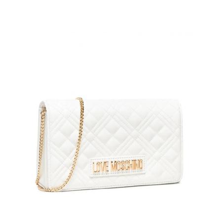 Love Moschino, Bag Quilted Jc 4079Pp 0Ela 0100 Wit, Dames, Maat:ONE Size