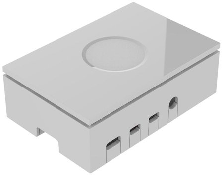 Raspberry Pi 4 Model B Case for 4 Model B, Hvit