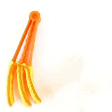 Rengjøringsbørste, sett med 2, for persienner, rullgardiner og lameller, med mikrofiberhylse, rengjøring for persienner