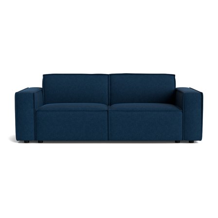 Lyon 3 personers sofa - Aragon Blå - Moderne og Rummelig - 224x98x80cm - Perfekt til filmaftener og hygge med venner og familie