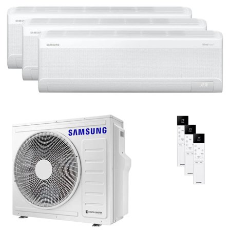 Condizionatore Samsung Windfree Avant S2 trial split 7000+12000+12000 BTU inverter A++ wifi unità esterna 6.8 kW