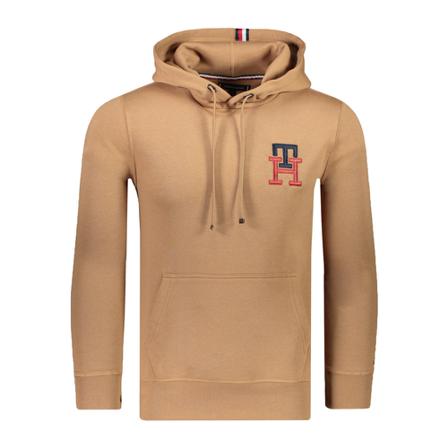 Tommy Hilfiger Hoodies , Beige , Heren , Maat: S