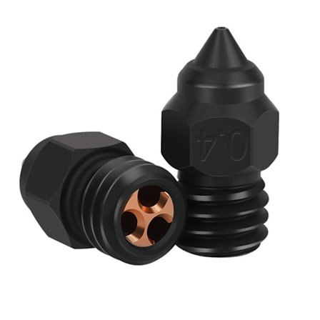 CHT SE6 Härdat Stål Munstycken 0.4mm 3D-skrivare Munstycken Högflödes Extruder Munstycken För CR10 3D-skrivare Tillbehör