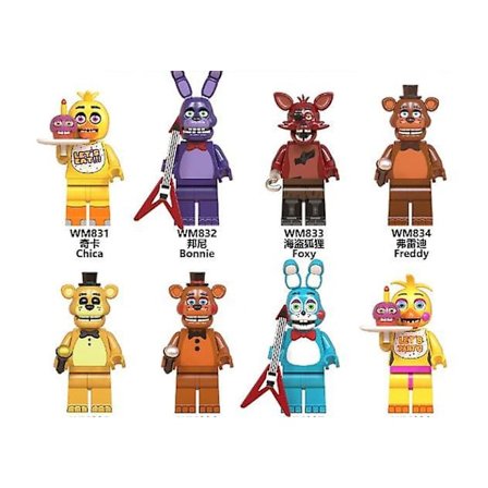 8 st Five Nights At Freddy's Leksaker Fnaf - Perfekt Födelsedagspresent för Barn [JUN]