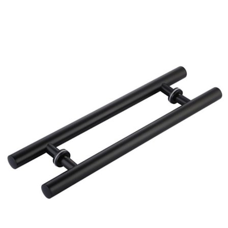 Skyvedørhåndtak, dobbeltsidig H-form, kraftig svingdør