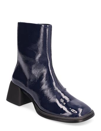 Ansie Shoes Boots Ankle Boots Ankle Boot - Heel Blå VAGABOND*Betinget Tilbud