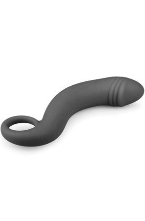 Kjøp Easytoys Silicone Black Prostate Dildo - Analdildo | God pris
