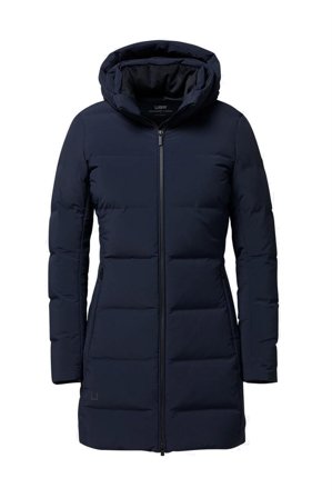 W Enigma Parka navy down collar M