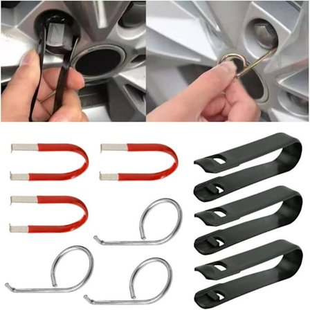 9 stk. værktøj til fjernelse af hjulmøtrik, værktøj til udskiftning af dækbolte