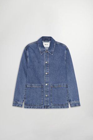 NN.07 Blaze Hemdjacke Herren Blau