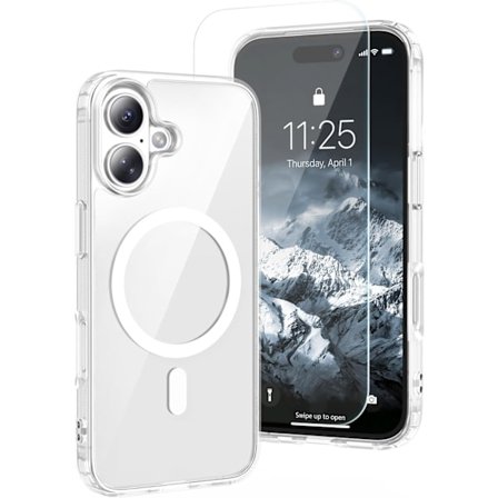 Til Phone 17 Cover Klar, Kompatibelt antl-gulnings Cover med Militær Beskyttelse, Slankt Magnetisk Design til Hverdagsbrug og Skærm