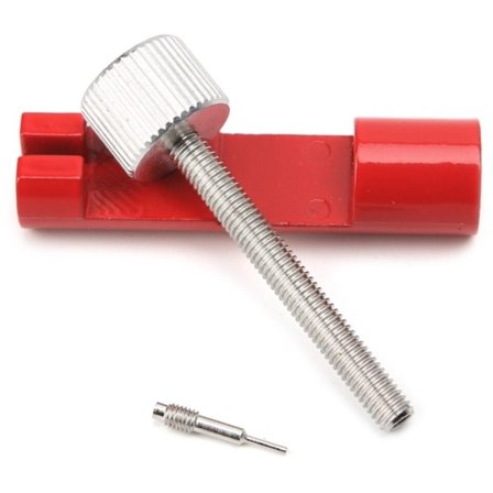 Rød metall justering klokke bånd rem armbånd link pinner fjerner reparasjon verktøy sett rød