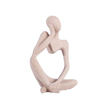 Hartsihahmo Veistos Ajattelija Hahmo Koristeellinen Veistos Abstrakti Eurooppalainen Toimiston Koriste Koti Koriste Veistos