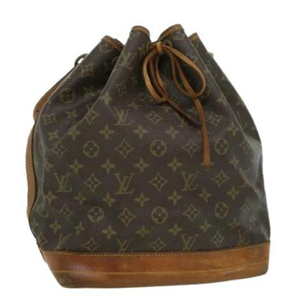 Louis Vuitton Vintage, Pre-owned Noe Monogram Bag Bruin, Dames, Maat:ONE Size,leer