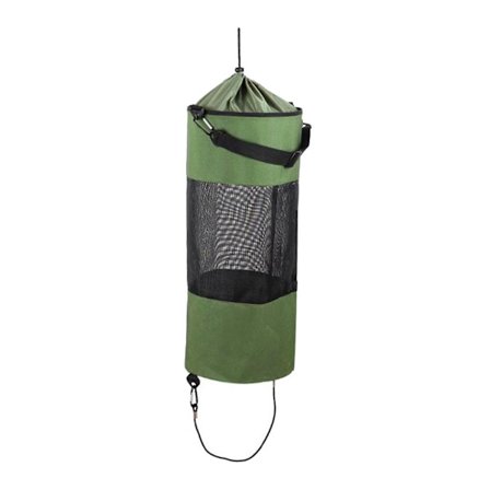 Veneen roskapussi iso vanne verkkoroskakorit veneeseen ripustettava roskakori vihreä RJ